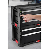 22 in. 5-Drawer Modular Roller Cabinet Tool Chest in Black - Super Arbor