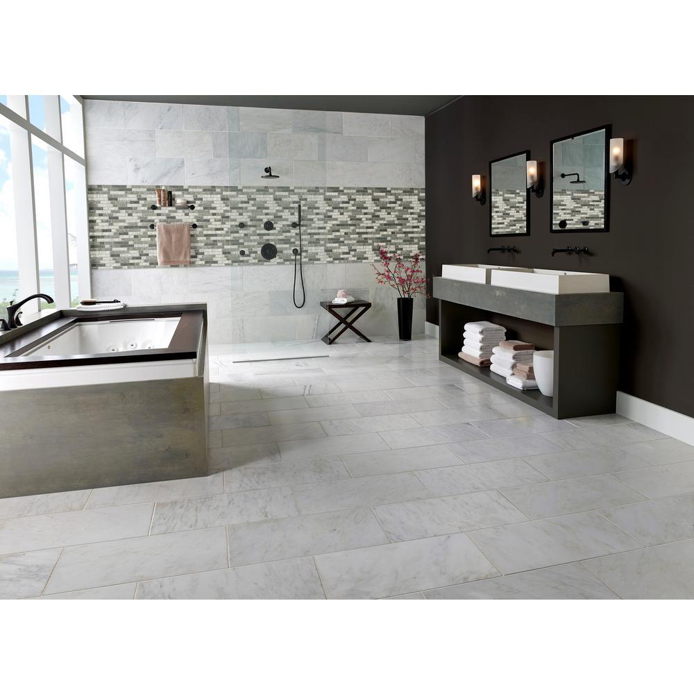 Urban Tapestry Interlocking 11.81 in. x 11.81 in. x 6 mm Glass Mesh-Mounted Mosaic Tile (14.55 sq. ft./case) - Super Arbor
