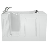 Acrylic Luxury 51 in. x 30 in. Left Hand Walk-In Whirlpool and Air Bathtub in White - Super Arbor