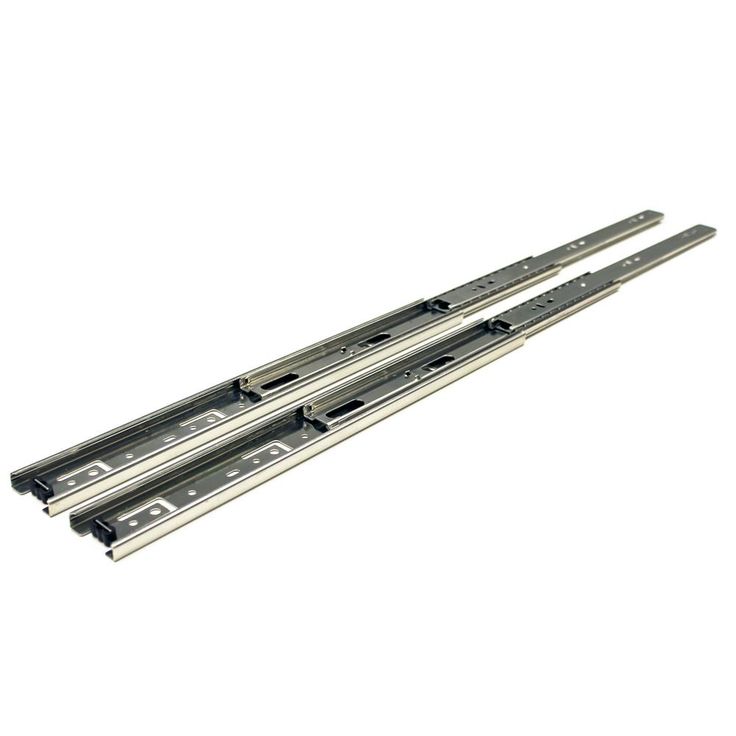 16 in. Full Extension Side Mount Ball Bearing Drawer Slide with Installation Screws (10-Pair)