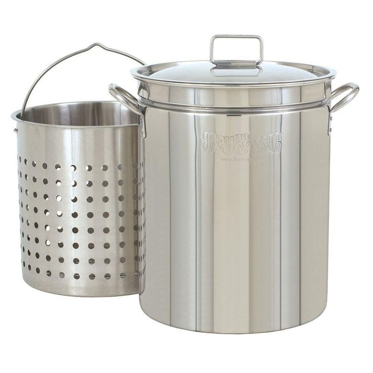 62 qt. Stainless Steel Stock Pot with Lid