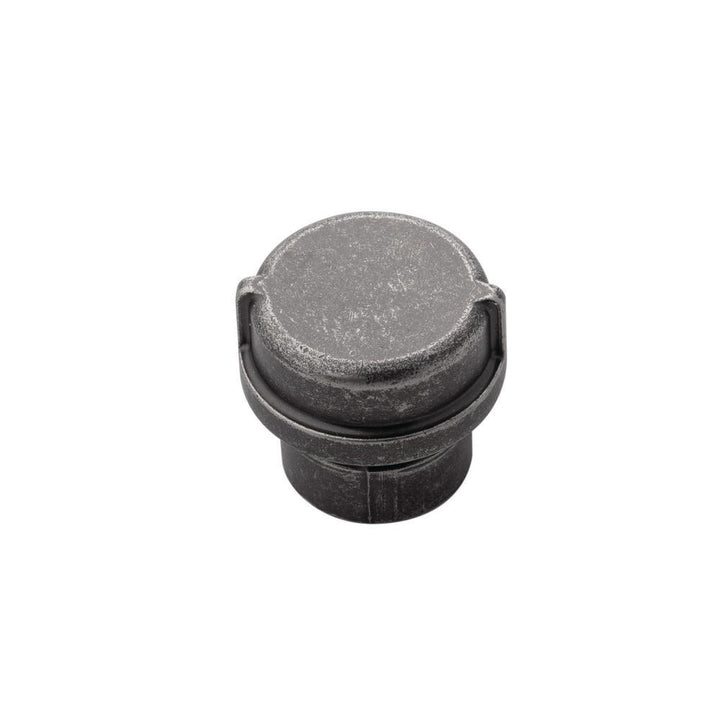 1-1/4 in. Pipeline Black Nickel Vibed Cabinet Knob - Super Arbor