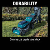Makita 18 in. 18-Volt X2 (36V) LXT Lithium-Ion Cordless Walk Behind Self Propelled Lawn Mower, Tool Only