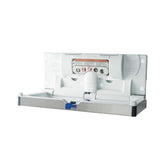 Horizontal Surface Mount Frameless Stainless Steel Baby Changing Station - Super Arbor