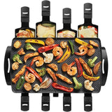 Black Raclette/Party Indoor Grill Set