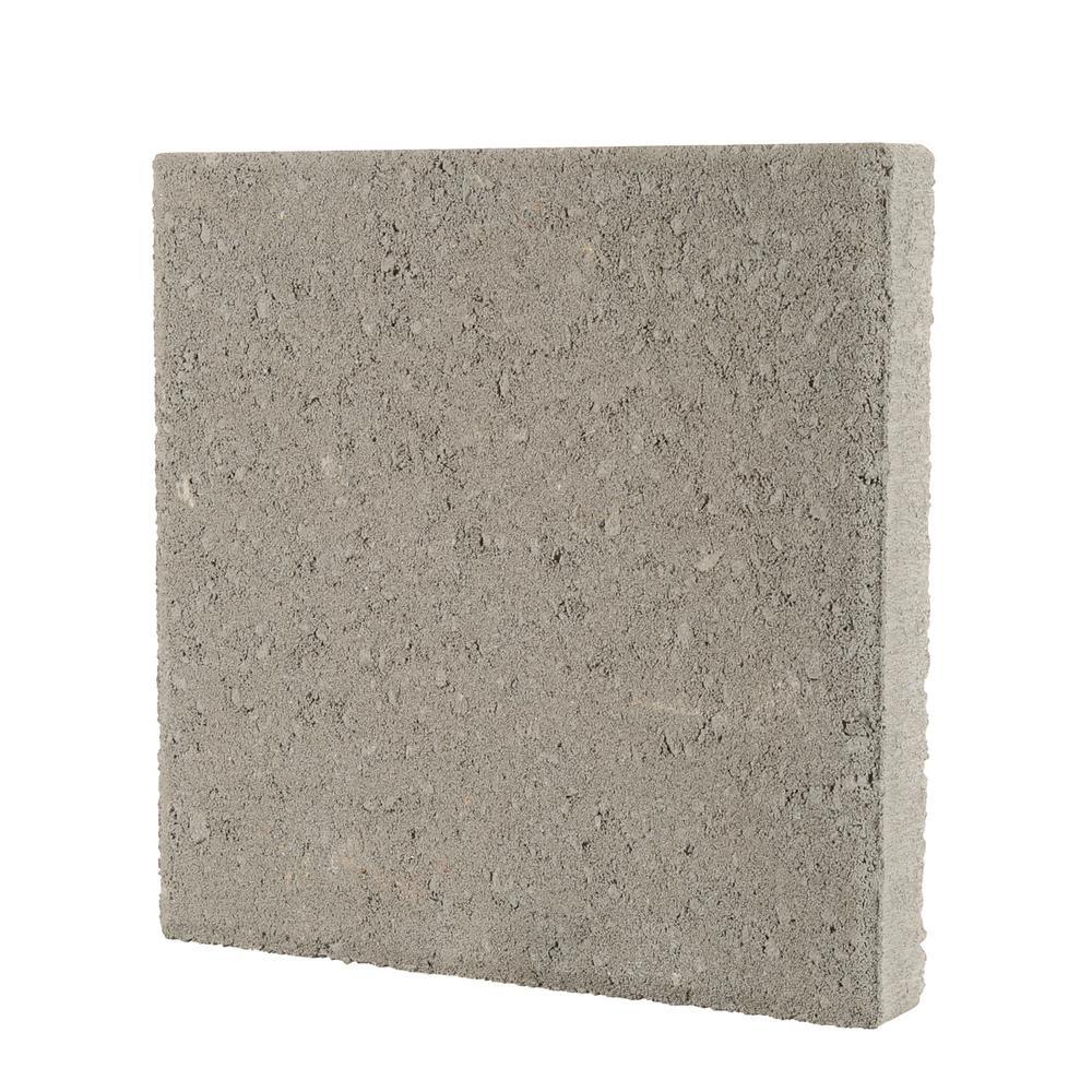 12 in. x 12 in. x 1.5 in. Pewter Square Concrete Step Stone - Super Arbor