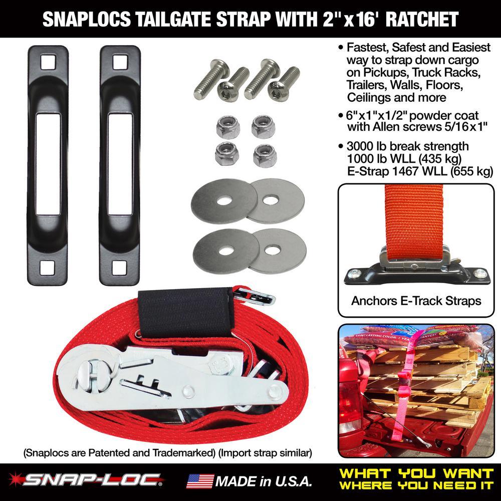 16 ft. x 2 in. Tailgate Strap with Ratchet - Super Arbor