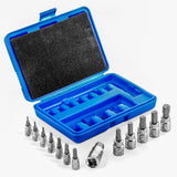Metric MM Pro-Grade Allen Hex Bit Socket Set (13-Piece) - Super Arbor