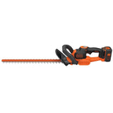 BLACK+DECKER 24 in. 40V MAX Lithium-Ion Cordless POWERCUT Hedge Trimmer with (1) 1.5Ah Battery and Charger Included