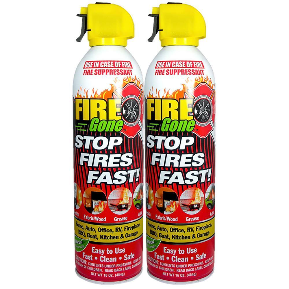 A:B:C Multiple Use Fire Extinguishing Spray Suppressant (2-Pack) - Super Arbor
