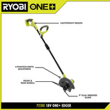 RYOBI ONE+ 9 in. 18-Volt Lithium-Ion Cordless Edger - 1.3 Ah Battery and Charger Included
