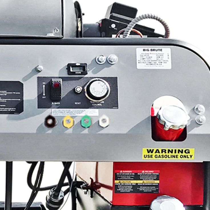 Simpson Big Brute 4000 PSI at 4.0 GPM Hot Water VANGUARD V-Twin Gas Pressure Washer with COMET Triplex Plunger Pump