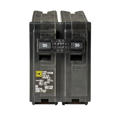 Homeline 30 Amp 2-Pole Circuit Breaker - Super Arbor