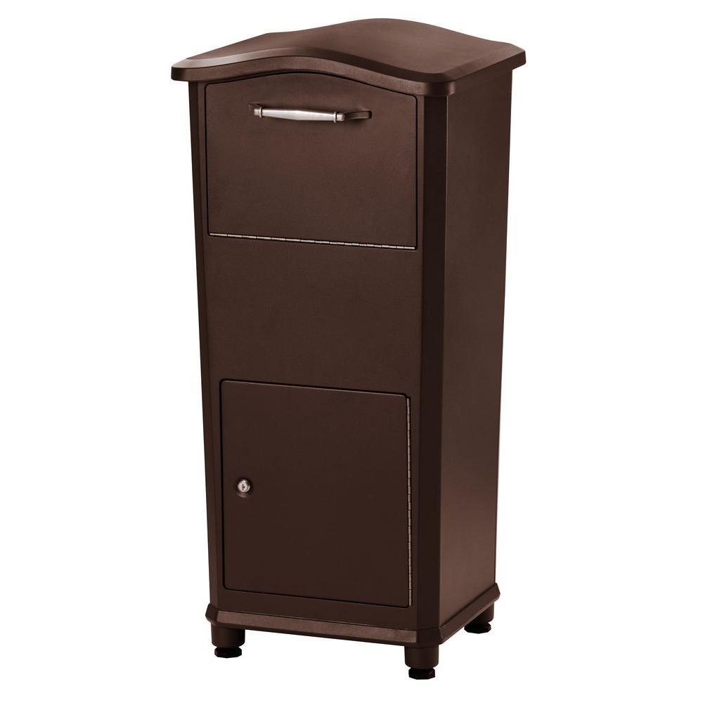 Elephantrunk Black Locking Extra-Large Mailbox Parcel Drop - Super Arbor
