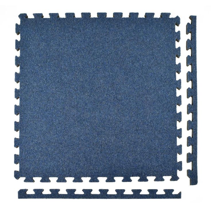 Greatmats Royal Carpet Charcoal Velour Plush 2 ft. x 2 ft. x 5/8 in. Interlocking Carpet Tile 96.875 sq. ft. (25 Tiles/Case)