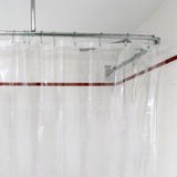 PEVA 72 in. x 72 in. Clear Shower Curtain Liner - Super Arbor