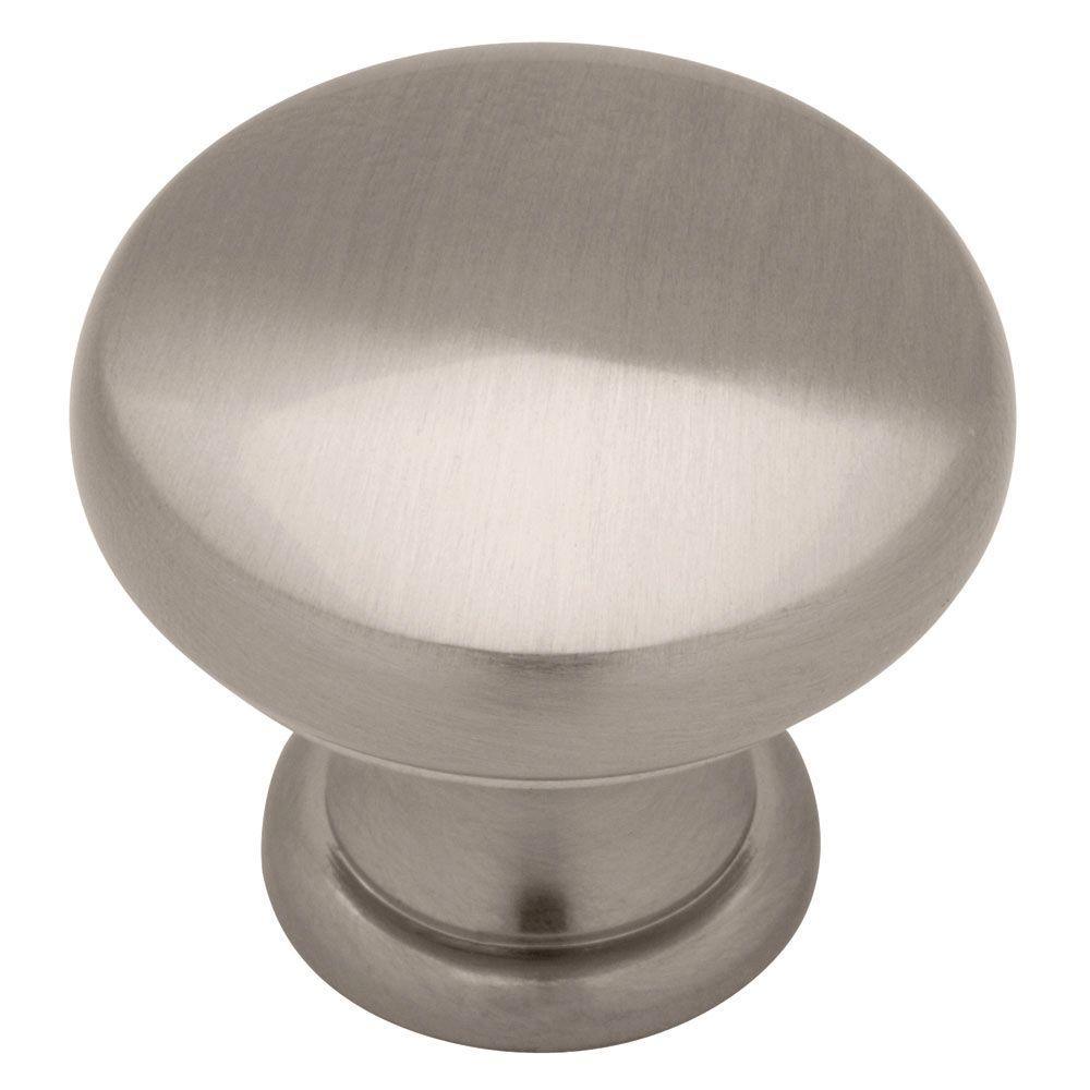 Classic 1-1/4 in. (32mm) Matte Black Hollow Round Cabinet Knob - Super Arbor