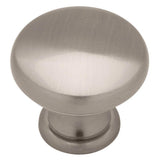Classic 1-1/4 in. (32mm) Matte Black Hollow Round Cabinet Knob - Super Arbor