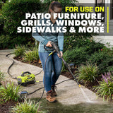 RYOBI 1,800 PSI 1.2 GPM Wheeled Electric Pressure Washer