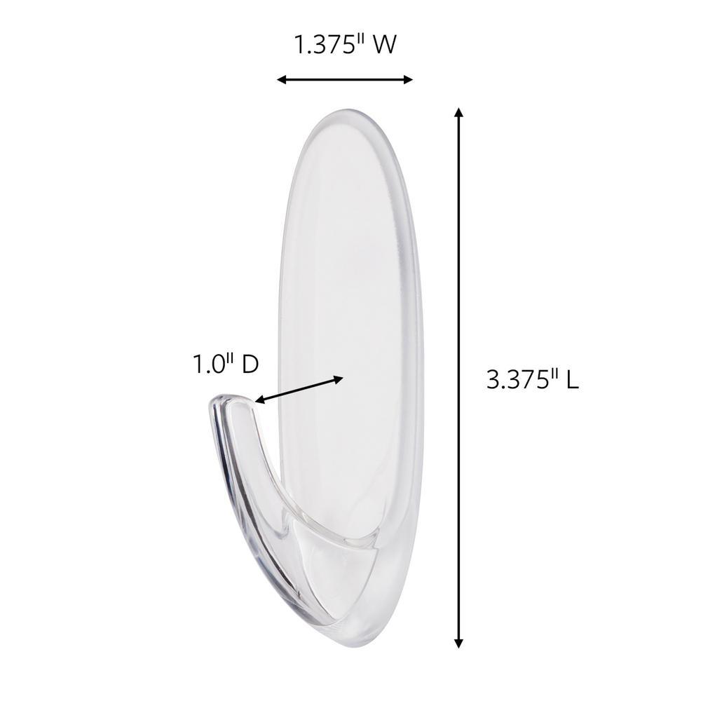 3-Piece Large Clear Outdoor Window Hook - Super Arbor