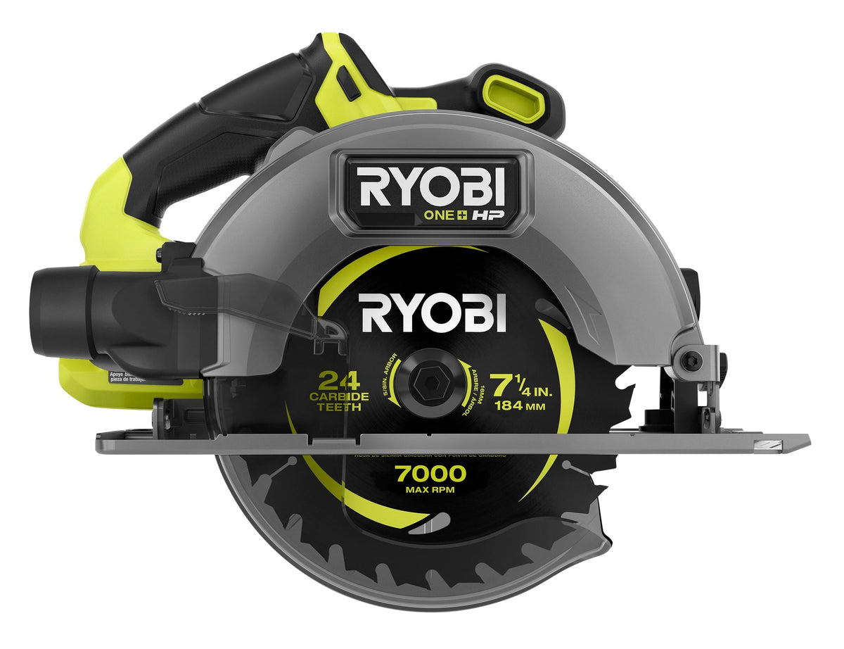 RYOBI 18V ONE+ HP Brushless 7-1/4 in. Cordless Circular Saw (Tool Only)