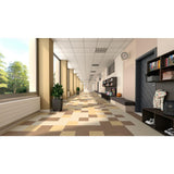Armstrong Imperial Texture VCT 12 in. x 12 in. Chocolate Standard Excelon Commercial Vinyl Tile (45 sq. ft. / case) - Super Arbor