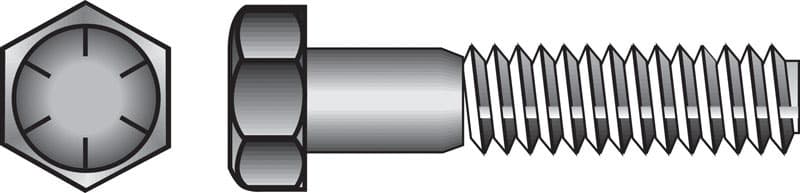 Hillman 3/4 in. Diameter x 2 in. Length Heat-Treated Steel Hex Head Cap Screw, Grade 8, 20-Pack