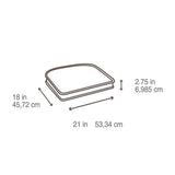 Style Selections Valleydale Lila Texture Seat Pad