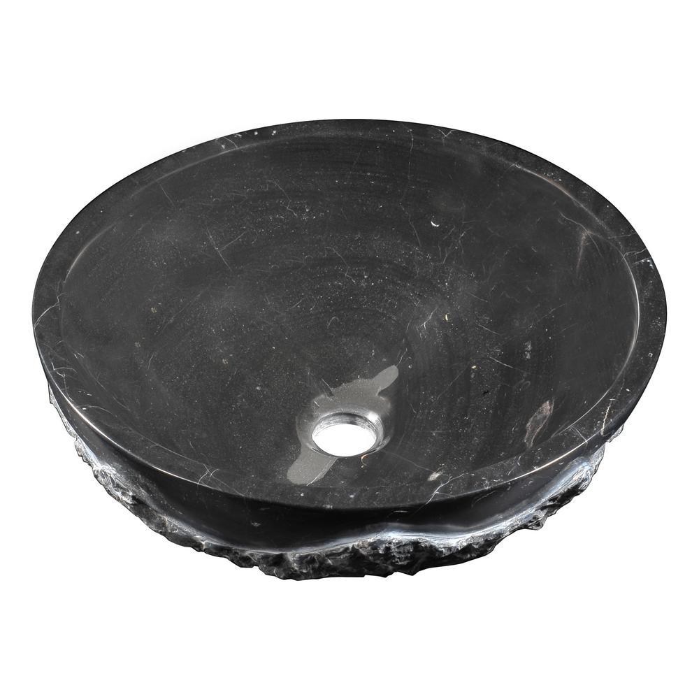 Dragons Crest Vessel Sink in Black Jade - Super Arbor