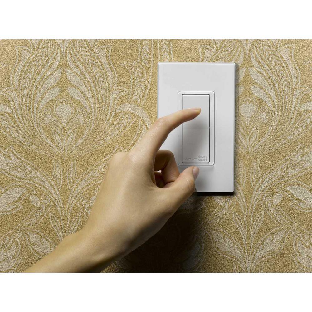 Decora Smart Light Switch with Z-Wave Technology Wallplate Included, White - Super Arbor
