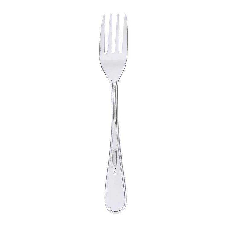 New Rim Silver 18/0 Stainless Steel Dinner Fork (12-Pack)