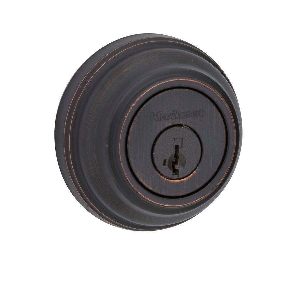 Satin Nickel Double Cylinder Deadbolt featuring SmartKey Security - Super Arbor