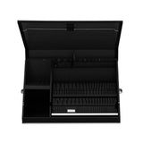 36 in. 0-Drawer Portable Top Chest in Black Powder Coated - Super Arbor