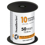 500 ft. 10 Black Stranded CU THHN Wire - Super Arbor