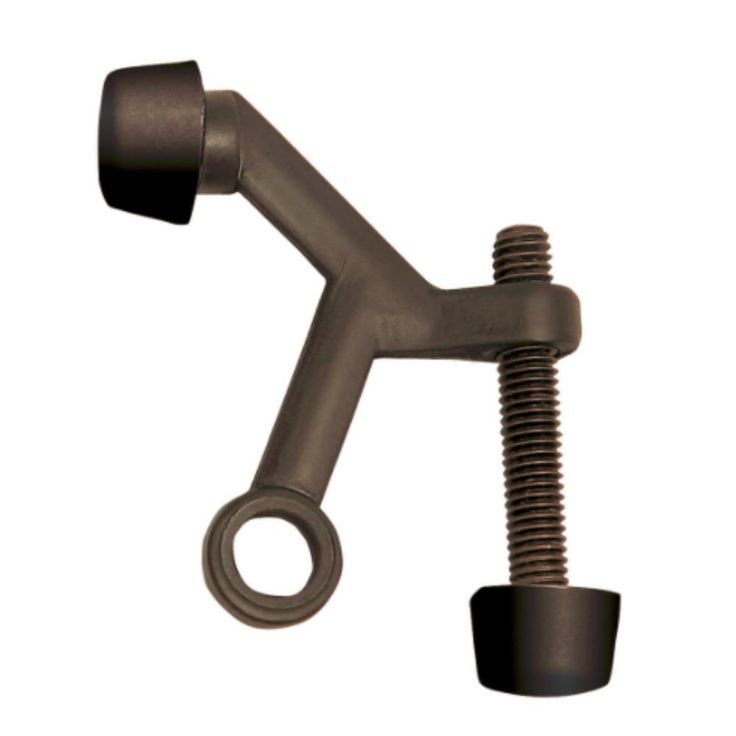 2-1/8 in. x 1-3/4 in. Oil Rubbed Bronze Standard Hinge Pin Door Stop Value Pack (5 per Pack)