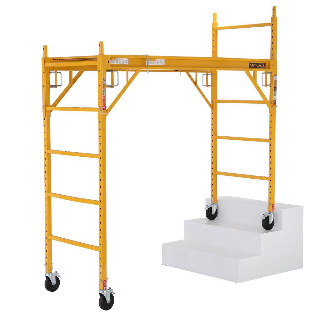 Safeclimb 6 ft. x 6 ft. x 2-1/2 ft. Baker Style Scaffold 1100 lbs. Capacity - Super Arbor