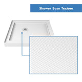 Flex 32 in. x 32 in. x 74.75 in. Corner Framed Pivot Shower Enclosure in Brushed Nickel with White Acrylic Base - Super Arbor