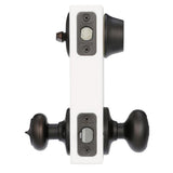 Cove Venetian Bronze Exterior Entry Door Knob and Single Cylinder Deadbolt Combo Pack - Super Arbor