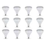 Feit Electric 65-Watt Equivalent BR40 Dimmable CEC Title 24 Compliant LED Energy Star 90+ CRI Flood Light Bulb in Soft White (12-Pack)