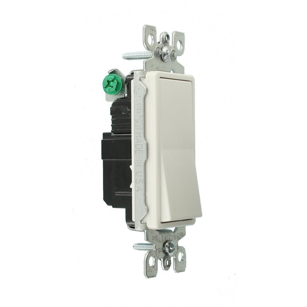 Decora 15 Amp Illuminated Switch, White - Super Arbor