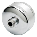 Disposable Slim-Line Universal Shower Water Filtration System in Chrome