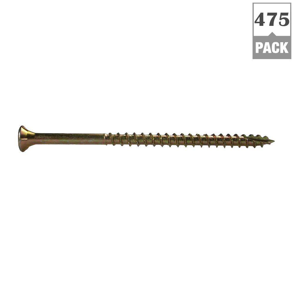 #10 x 3-1/2 in. Phillips Bugle-Head Construction Screw (10 lbs./Box) - Super Arbor