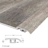 CALI Aqua Tough XL Seaswept Oak 0.33-in T x 1.77-in W x 72.83-in L Vinyl Reducer