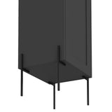 Svedin 18 in. W x 13 in. D x 71 in. H Free Standing Tall Bathroom Linen Cabinet in Matte Gray - Super Arbor