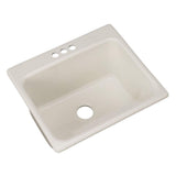 Kensington Drop-In Acrylic 25 in. 3-Hole Single Bowl Utility Sink in Ice Grey - Super Arbor