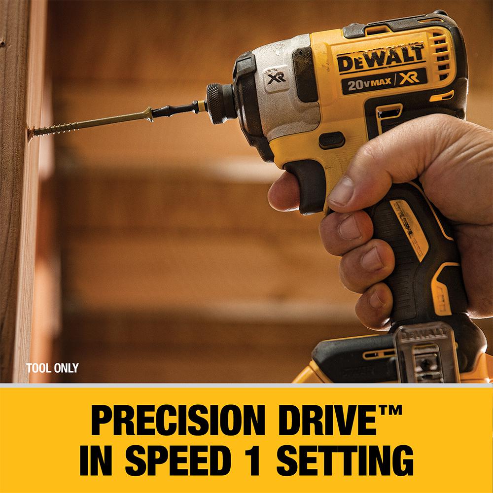 20-Volt MAX Li-Ion Cordless Brushless 1/4 in. Impact Driver (Tool-Only) with 20-Volt MAX 3.0Ah Battery and Charger - Super Arbor