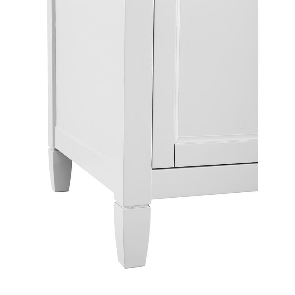 Ashburn 36 in. W x 21.75 in. D Vanity Cabinet in White - Super Arbor