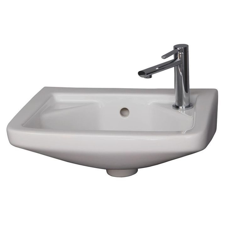 Barclay Products Mirna Wall-Hung Bathroom Sink in White