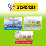 2 ft. 32-Watt White LED 3 Adjustable Spectrum Linkable Plant Grow Light Fixture (4-Pack)