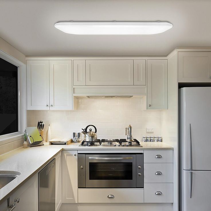 4 ft. x 1.5 ft. White Traditional LED Ceiling Flushmount